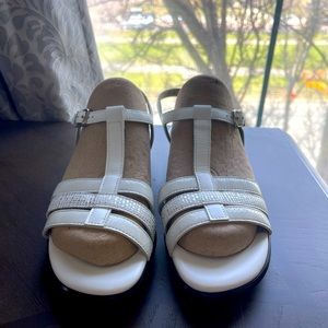 White Capri Sandal by SAS